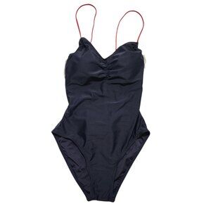 Tommy Hilfiger Women's Open Back Over the Shoulder Straps Padded Bikini XXL
